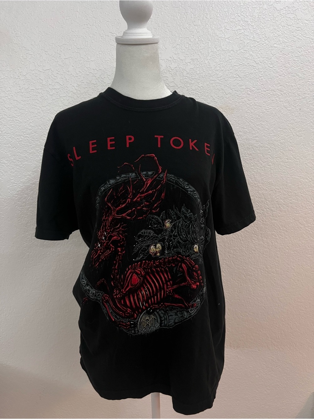 Sleep Token Official Band Tee Black Graphic T-Shirt Medium Comfort Colors